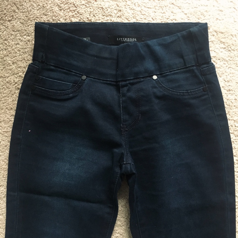 Liverpool High Waisted Boot Cut Jeans